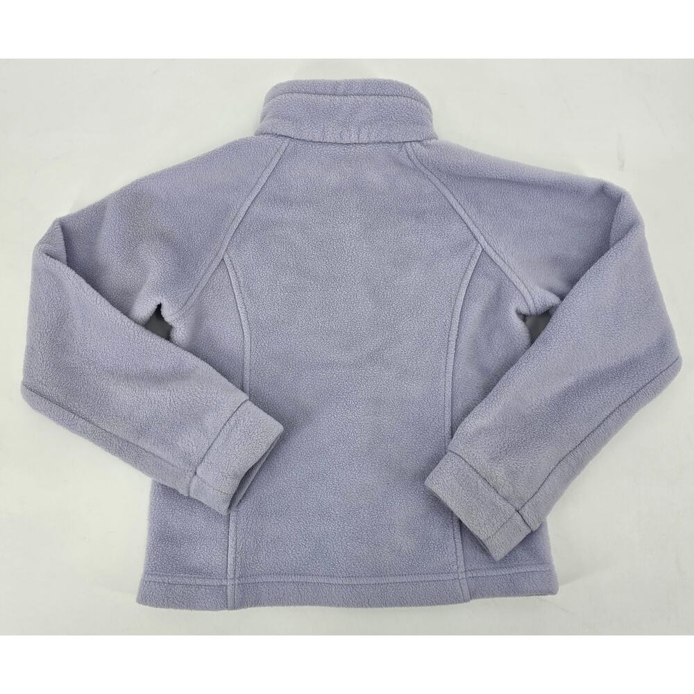 Columbia Girls XS (6/6X) Lavender Full Zip Fleece Jacket - Picture 3 of 4